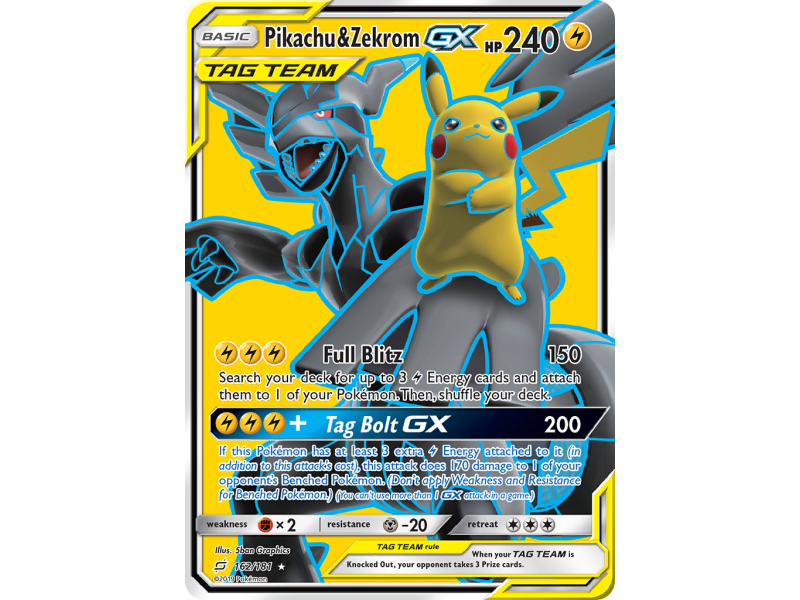 Pikachu & Zekrom-GX