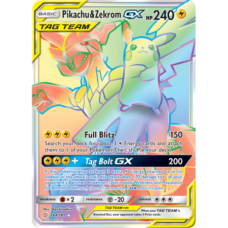 Pikachu & Zekrom-GX