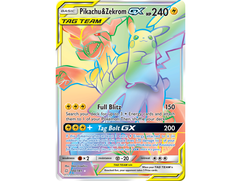 Pikachu & Zekrom-GX