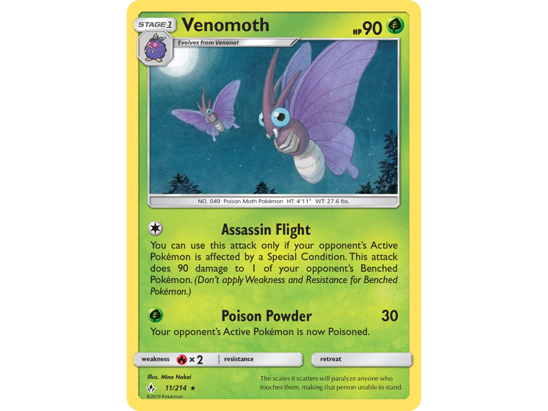 Venomoth (Reverse Holo)