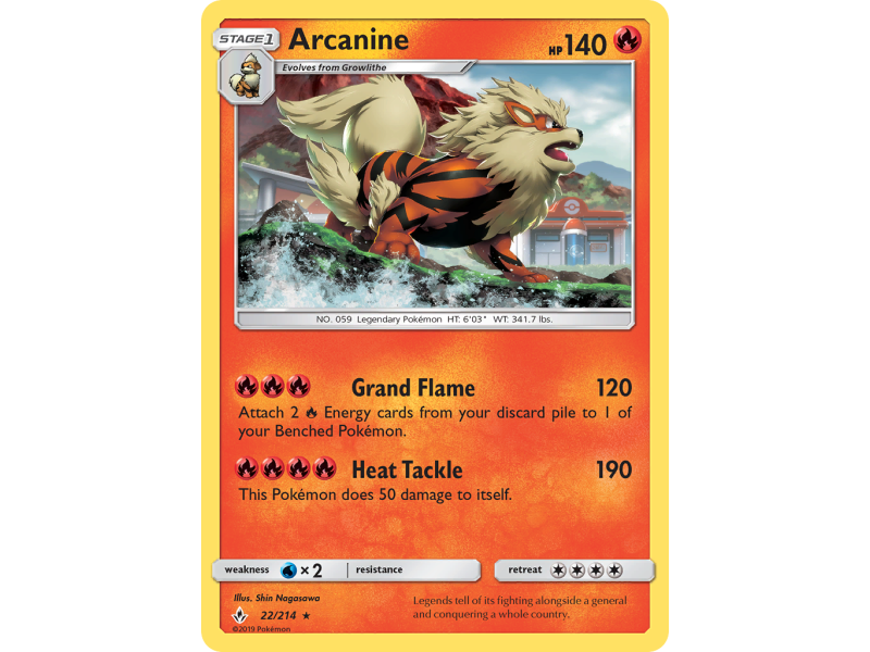 Arcanine (Reverse Holo)