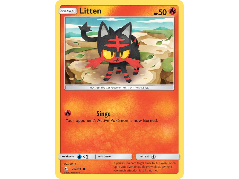 Litten (Reverse Holo)