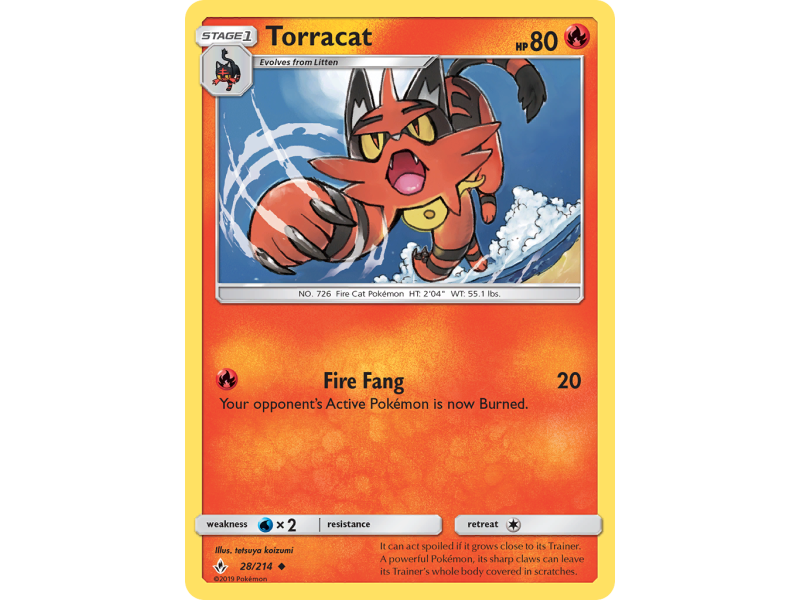 Torracat (Reverse Holo)