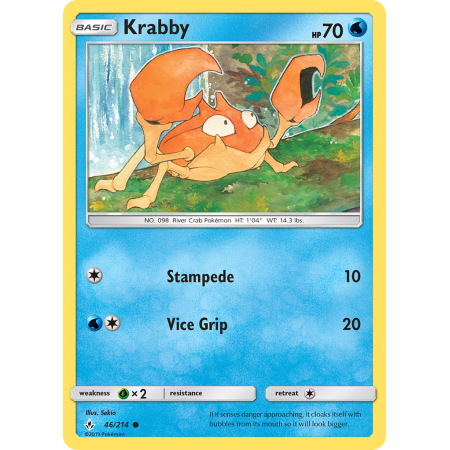 Krabby (Reverse Holo)