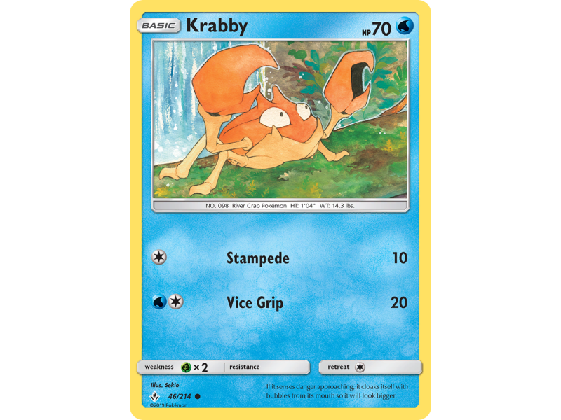 Krabby (Reverse Holo)