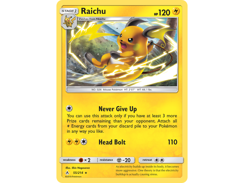 Raichu (Reverse Holo)