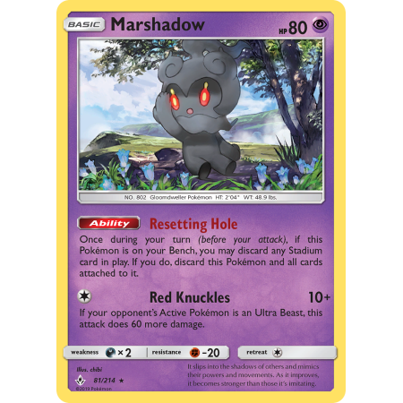 Marshadow (Reverse Holo)