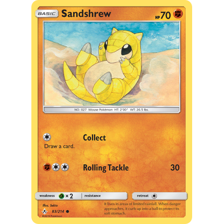 Sandshrew (Reverse Holo)