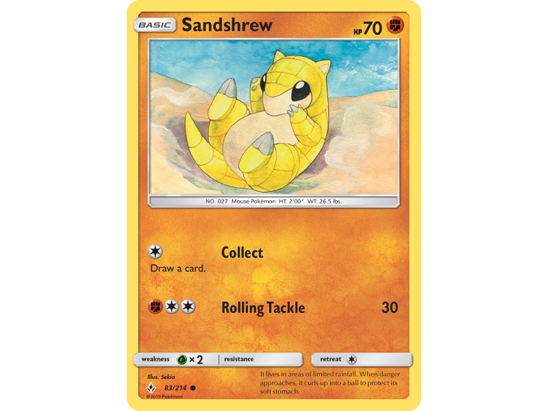 Sandshrew (Reverse Holo)