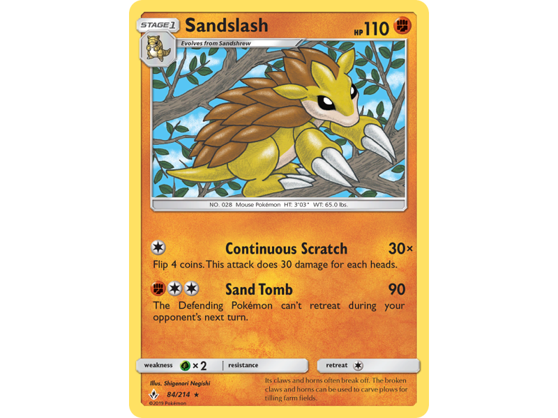 Sandslash (Reverse Holo)