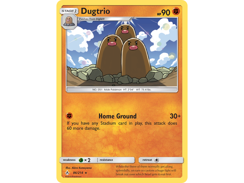 Dugtrio (Reverse Holo)