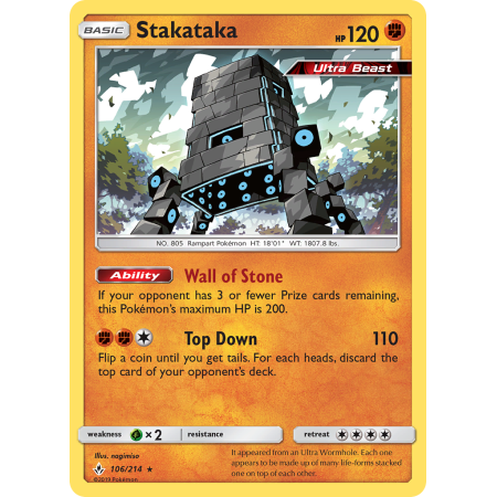 Stakataka (Reverse Holo)