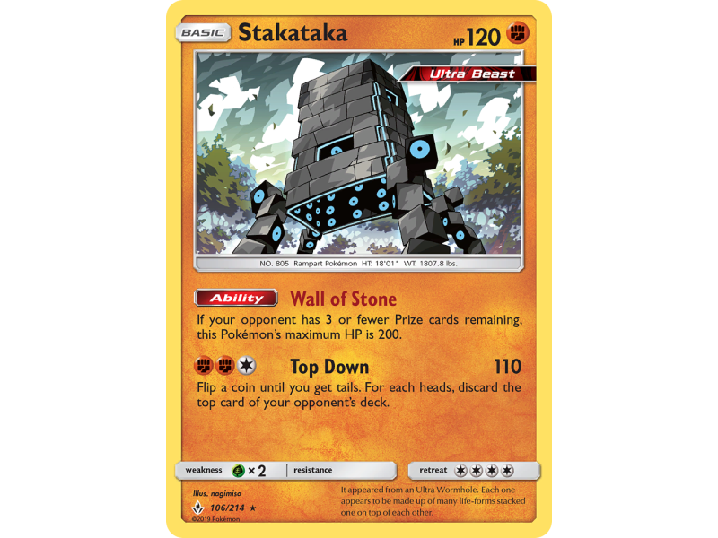 Stakataka (Reverse Holo)