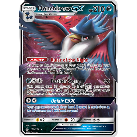 Honchkrow-GX (Holo)