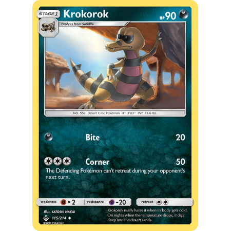 Krokorok (Reverse Holo)