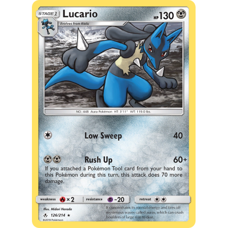 Lucario (Reverse Holo)