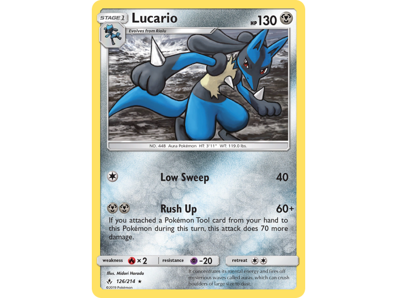 Lucario (Reverse Holo)