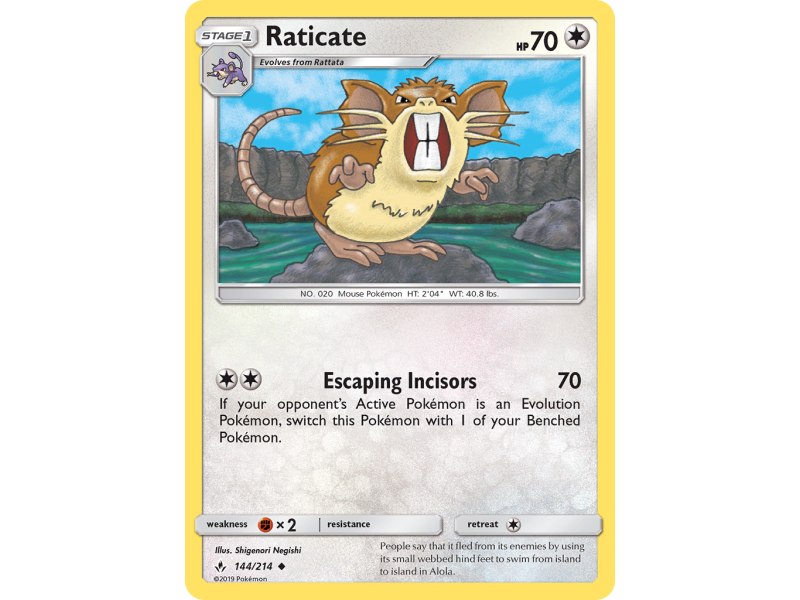 Raticate (Reverse Holo)