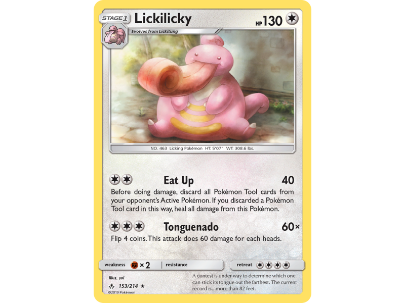 Lickilicky (Reverse Holo)