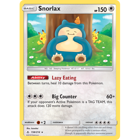Snorlax (Reverse Holo)