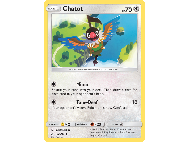 Chatot (Reverse Holo)