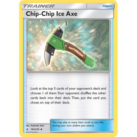 Chip-Chip Ice Axe (Reverse Holo)