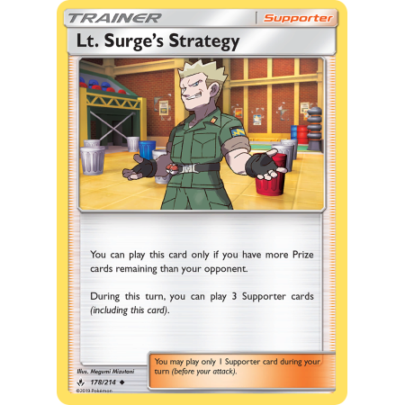Lt. Surge's Strategy