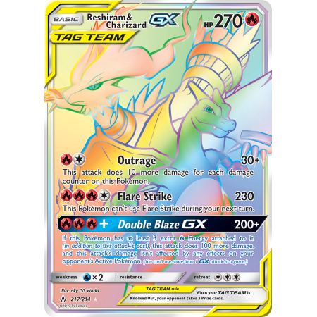 Reshiram & Charizard-GX