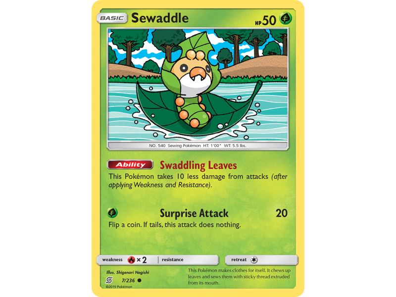 Sewaddle (Reverse Holo)