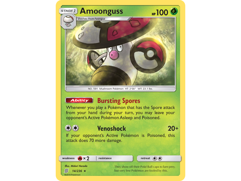 Amoonguss (Reverse Holo)