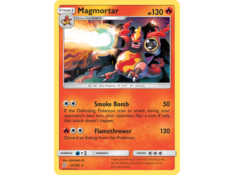 Magmortar (Reverse Holo)