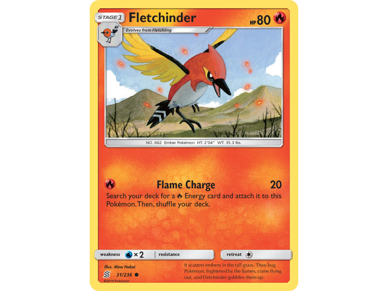 Fletchinder (Reverse Holo)