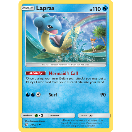 Lapras (Reverse Holo)