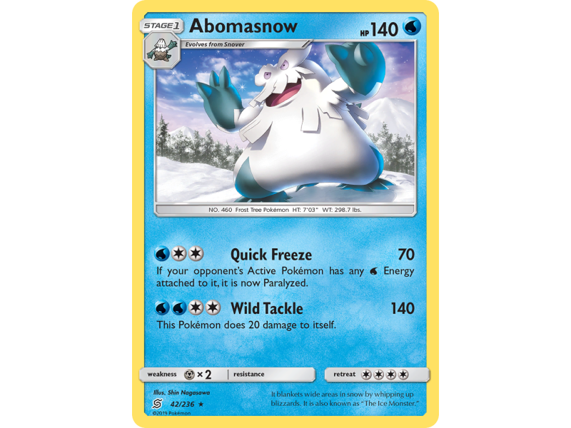 Abomasnow (Reverse Holo)