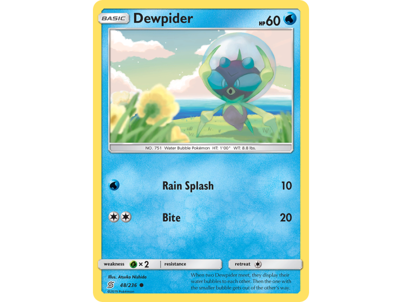 Dewpider (Reverse Holo)