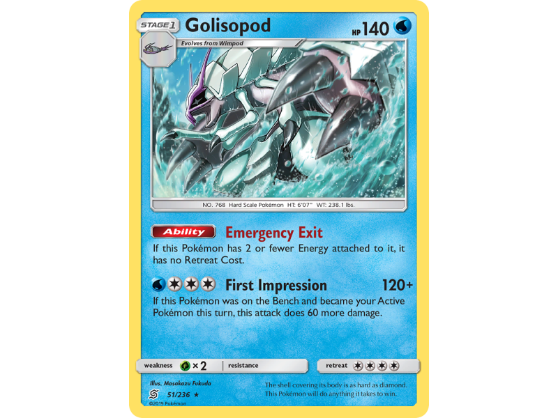 Golisopod (Reverse Holo)