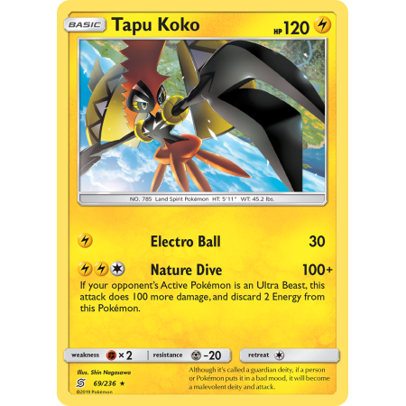 Tapu Koko (Reverse Holo)