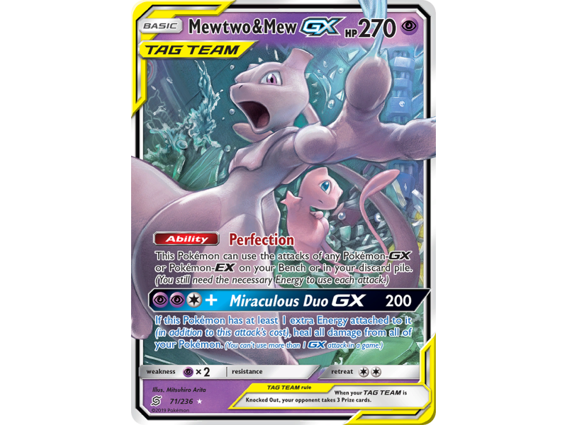 Mewtwo & Mew-GX (Holo)