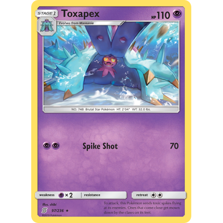 Toxapex (Reverse Holo)