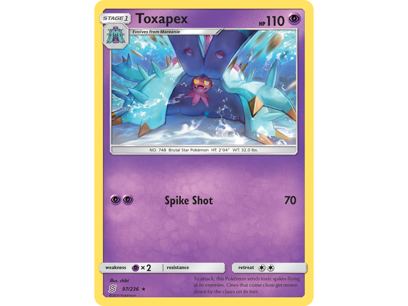 Toxapex (Reverse Holo)