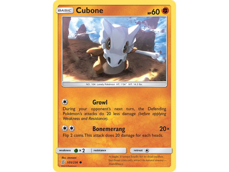 Cubone (Reverse Holo)