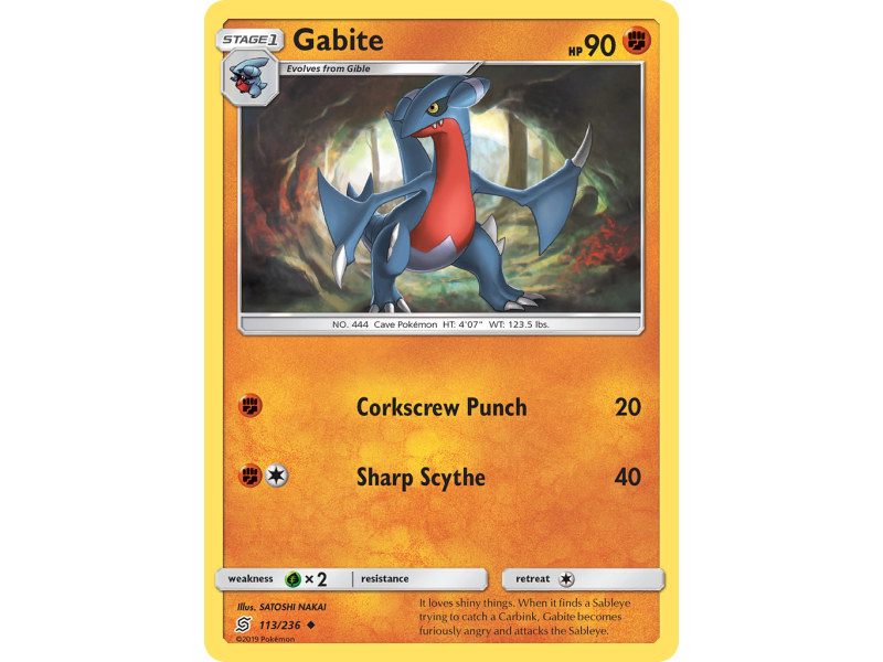 Gabite (Reverse Holo)