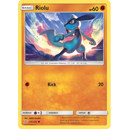 Riolu (Reverse Holo)