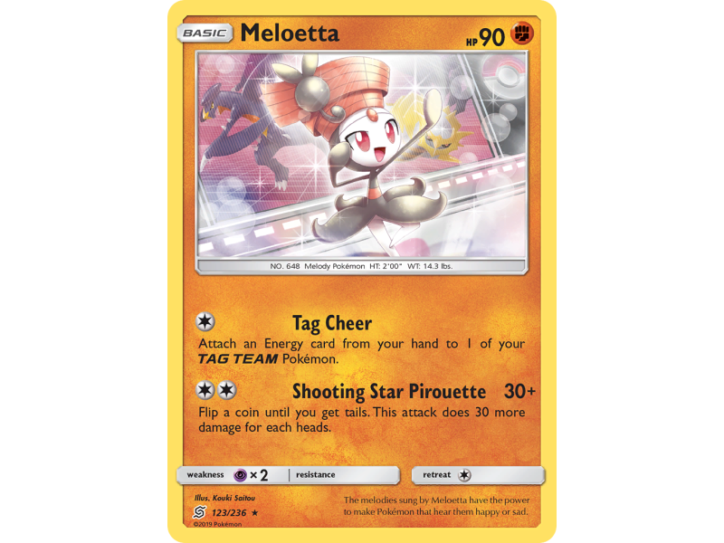 Meloetta (Reverse Holo)