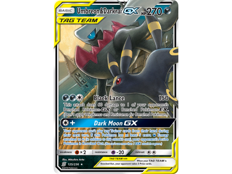 Umbreon & Darkrai-GX (Holo)