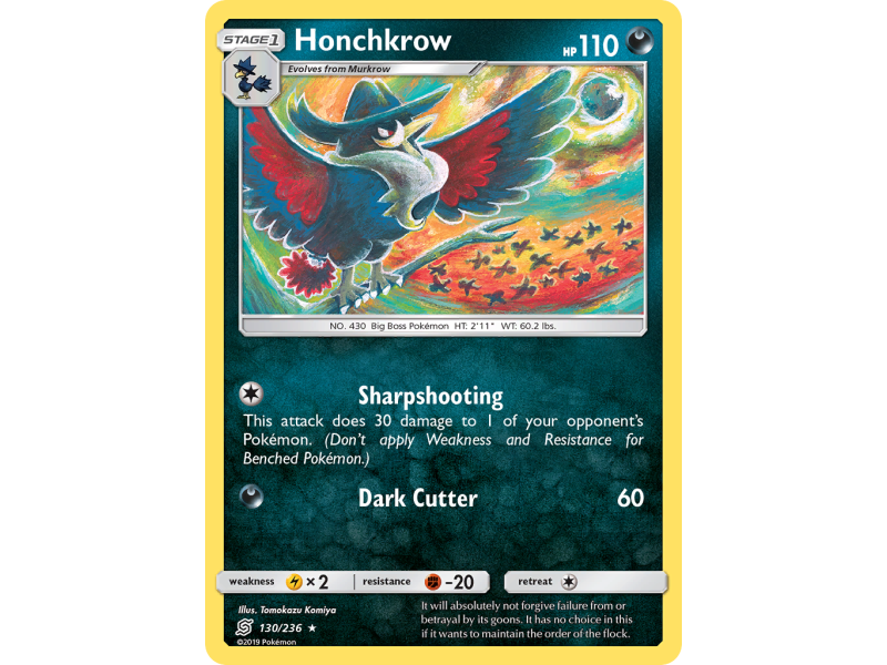 Honchkrow (Reverse Holo)