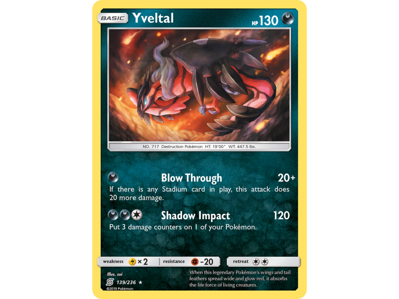 Yveltal (Reverse Holo)
