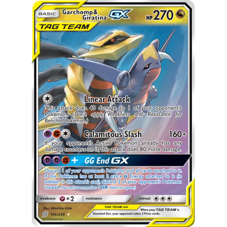 Garchomp & Giratina-GX (Holo)