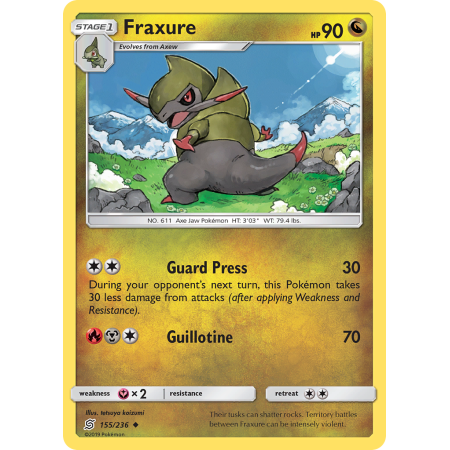Fraxure (Reverse Holo)