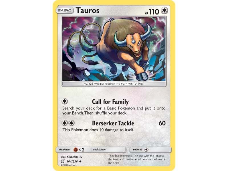 Tauros (Reverse Holo)